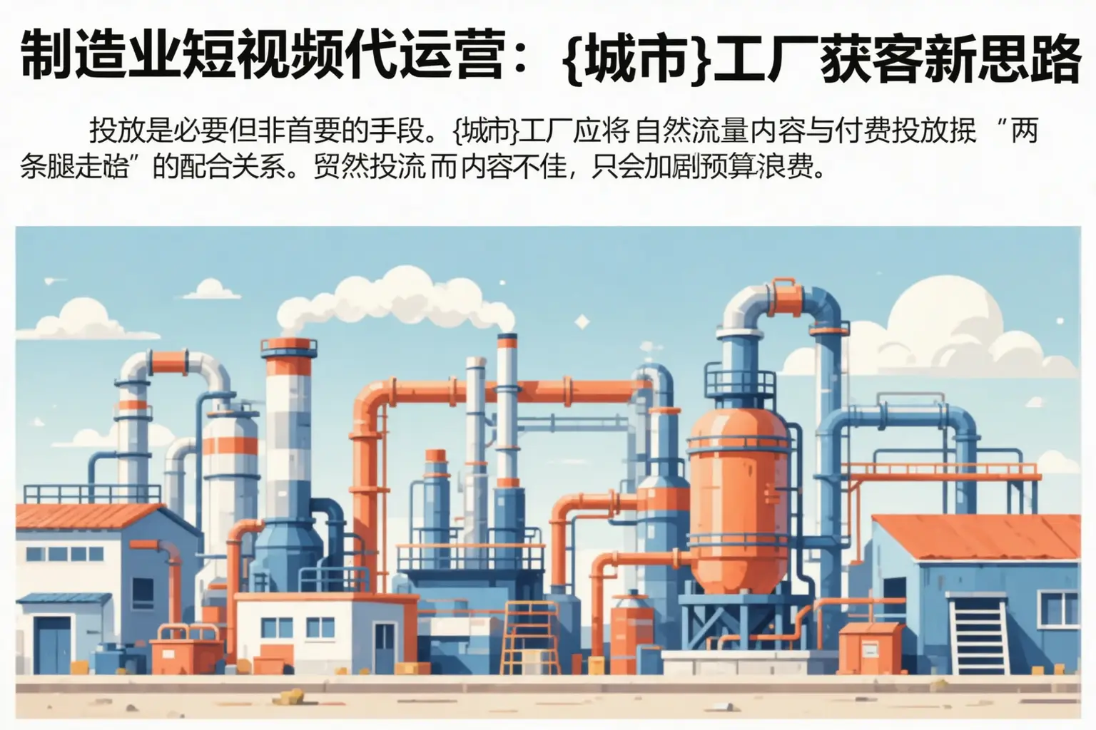 制造业短视频代运营:纳溪工厂获客新思路
